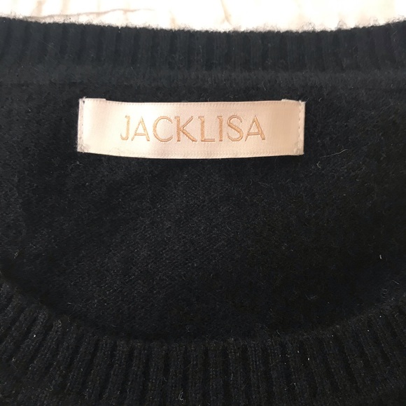 Jack and Lisa black cashmere sweater XS . - Picture 7 of 7